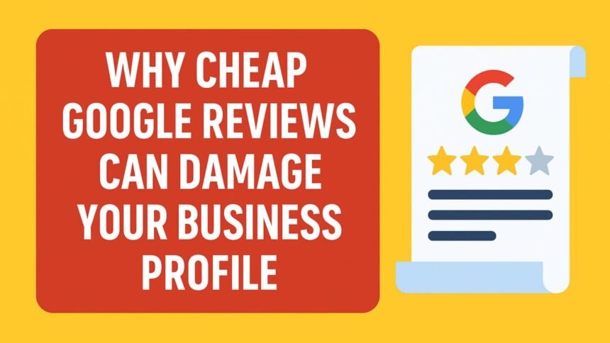 Cheap Google Reviews Damage Business Profile